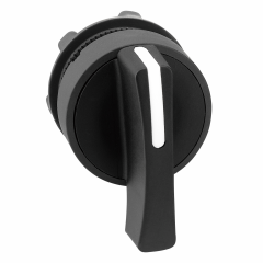Harmony XB5 - tête bouton tournant à crosse - Ø22 - 3 pos rap C - noir