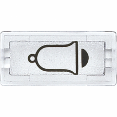 D-Life - symbole de rechange hublot d'enjoliveur - transparent picto carillon