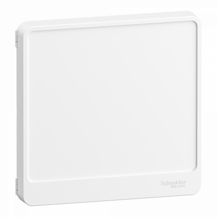 Resi9 - Porte Styl blanche (RAL 9003) pour coffret 1 rangée de 13 modules