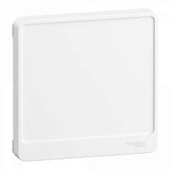 Resi9 - Porte Styl blanche (RAL 9003) pour coffret 1 rangée de 13 modules