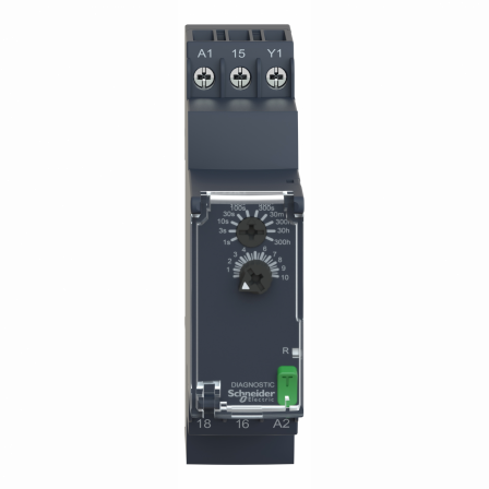 Harmony Time RE22 - relais tempo - 1OF - H Hw - 1s à 300h - 24V à 240VACDC