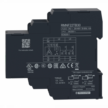 NFC CONTROL RELAY 3-PHASES NFC CONTROL 3-PHASES MULTIFUNCTI