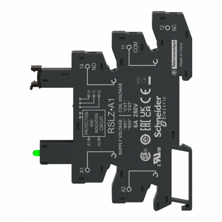 Harmony Relay RSL - embase - DEL + protect - 110VACDC - racc connecteur à vis