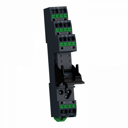 RSZ push-in socket with clamp, separate contact, for RSB2 relays