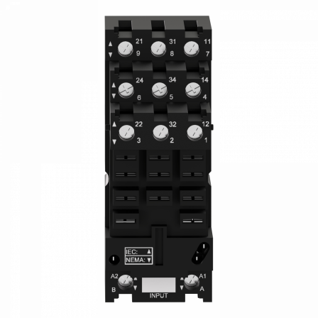 Harmony Relay RUM - embase pour relais RUMF2/3 - contacts séparés - connecteurs