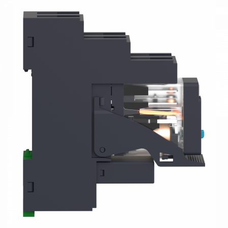 Harmony Relay RXG - relais embrochable monté sur embase - test - 2OF 5A - 24VDC