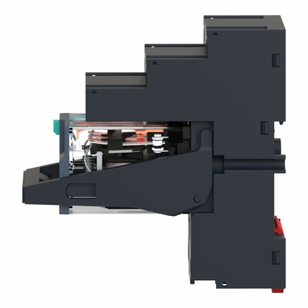 Harmony  RXM - relais sur embase cont séparés - 2OF - 12A - test+DEL - 24VDC