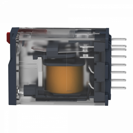 Harmony Relay RXM - relais miniature - embrochab - test+DEL - 2OF - 12A - 230VAC