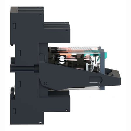 Harmony Relay RXM - relais sur embase cont mixtes - 2OF - 12A - test+DEL - 24VDC