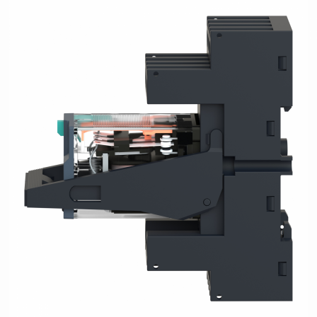 Harmony Relay RXM - relais sur embase cont mixtes - 2OF - 12A - test+DEL - 24VDC