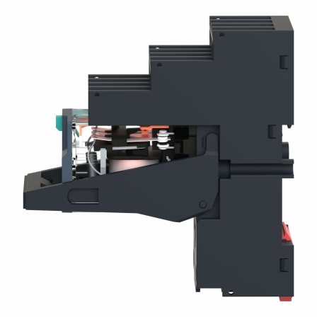 Harmony  RXM - relais monté sur embase cont séparés - 4OF - 6A - test - 24VDC