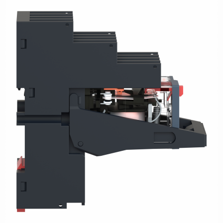 Harmony Relay RXM - relais sur embase cont séparés - 4OF - 6A - test+DEL - 230V