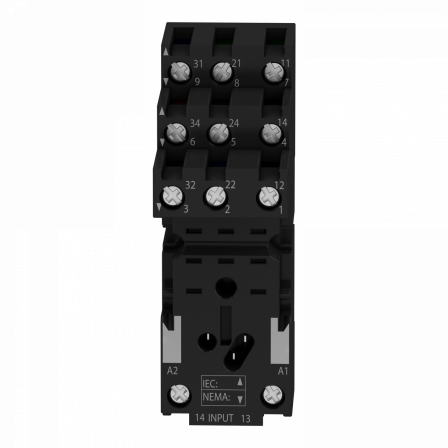 Harmony Relay RXM - embase contacts séparés - RXM3 - racc connecteurs à vis