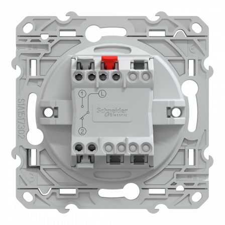 Ovalis - Lot de 108 va et vient S320204 - 10AX - Blanc - sans emballage unitaire
