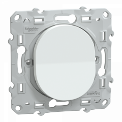 Ovalis - interrupteur permutateur - 10AX - Blanc