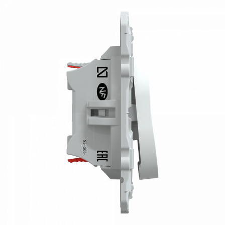 Ovalis - interrupteur permutateur - 10AX - Blanc