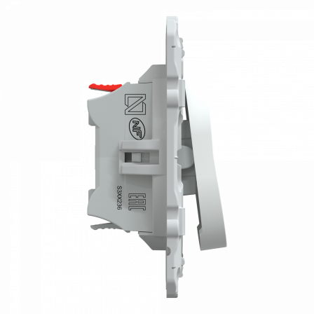 Ovalis - poussoir VMC - sans arrêt - Blanc