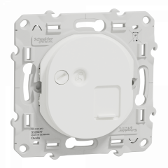 Ovalis - prise RJ45 cat.6a STP - grade 3 (multimédia +) - Blanc