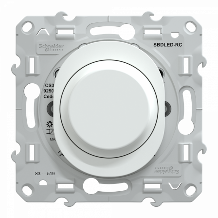 Ovalis - Variateur de lumière universel - 2/3 fils - Blanc