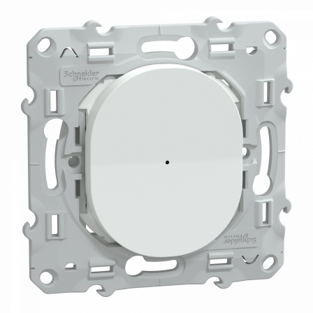 Wiser Ovalis - bouton poussoir - 10A - zigbee - Blanc