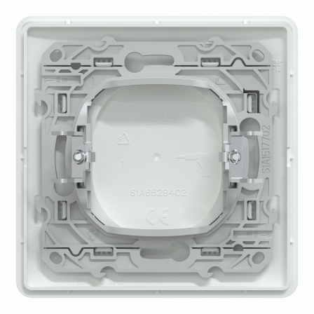 Ovalis - obturateur - Blanc - griffes montées - avec plaque