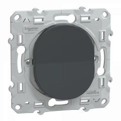 Ovalis - interrupteur permutateur - 10AX - Anthracite