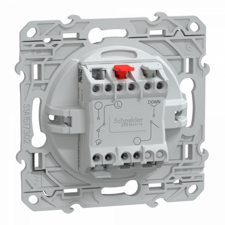 Ovalis - interrupteur 2 boutons pour volet roulant- 6AX -Anthracite