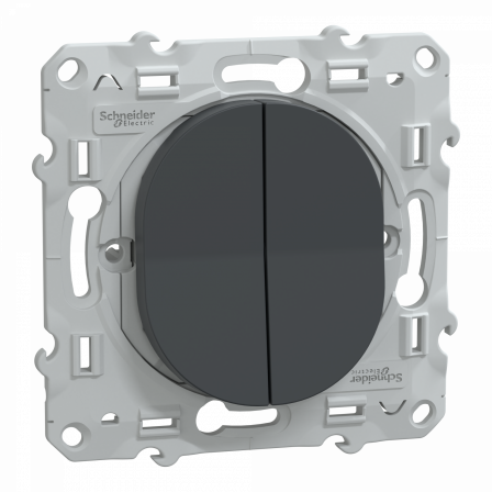 Ovalis - double va et vient - 10AX - Anthracite
