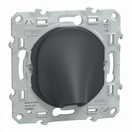 Ovalis - sortie de câble - 16A - Ø6..12mm - Anthracite