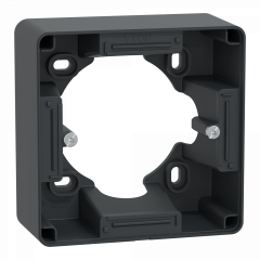 Ovalis - Boîte support 36 mm pour montage en saillie - Anthracite