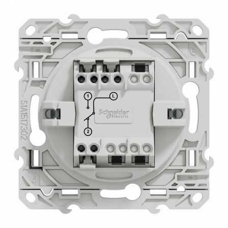 Odace - va-et-vient - blanc Recyclé - 10A