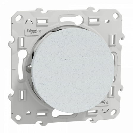 Odace - poussoir - blanc Recyclé - 10A