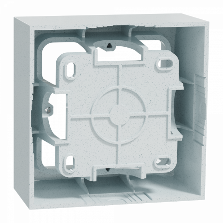 Odace Styl - boîte pour montage en saillie 1 poste blanc recyclé 1 poste