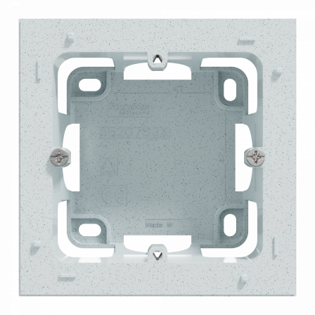 Odace Styl - boîte pour montage en saillie 1 poste blanc recyclé 1 poste