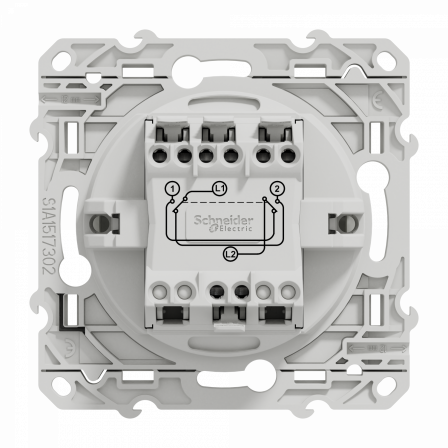 Odace - permutateur - blanc - 10A