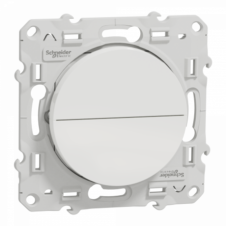 Odace - poussoir - blanc - 2 touches montée/descente pour volets-roulants
