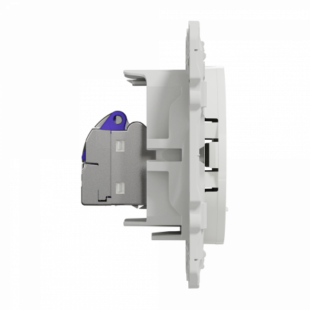 Odace - prise RJ45 cat. 6a STP - grade 3 TV (+multimédia) - blanc