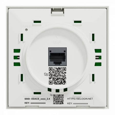 Odace Point d'accès WiFi bi-bande, WiFi 4 & WiFi 5 AC Wave 2, 1 Gb/s RJ45, Blanc