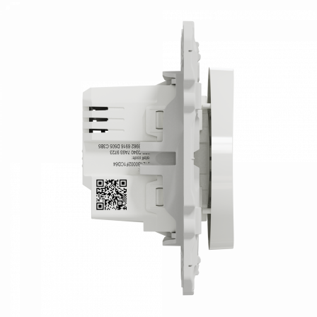 Wiser Odace - variateur poussoir - 2 fils - zigbee - blanc