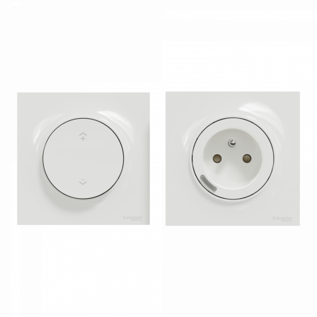 Wiser Odace - Kit commande sans fils et prise connectée zigbee 3.0