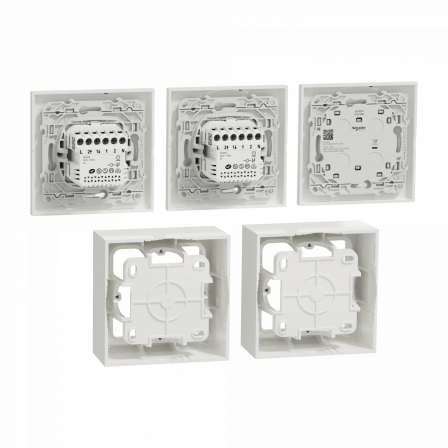 Wiser Odace - Kit commande sans fils et 2 volets roulants zigbee 3.0 saillie