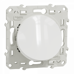 Odace - sortie de câble - blanc - serre câble 6 à 12 mm2