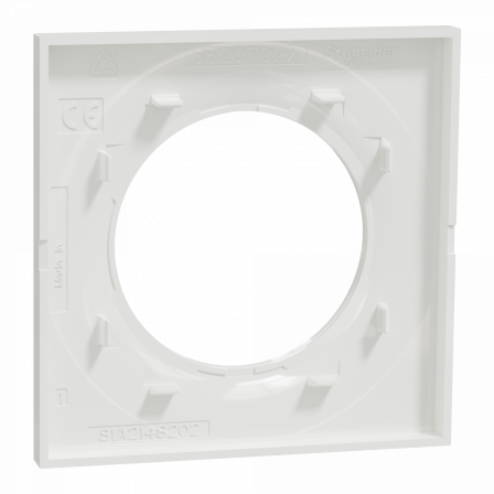 Odace Styl - plaque 1 poste blanc