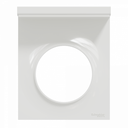 Odace Styl Pratic - plaque support téléphone mobile 1 poste blanc