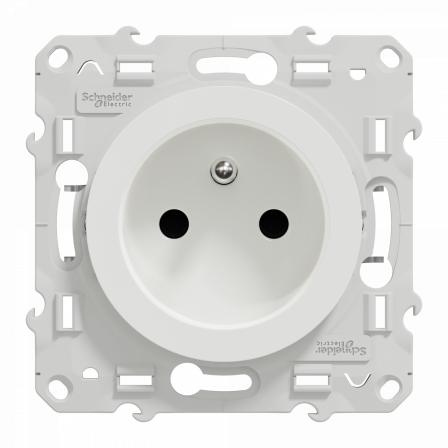 Odace - lot de 40 PC 2P+T S520049 - 4 connexions auto par pôle - blanc