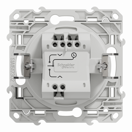 Odace - inter volet-roulant - blanc - 3 boutons montée/descente/stop à griffes