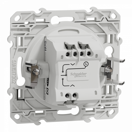 Odace - inter volet-roulant - blanc - 3 boutons montée/descente/stop à griffes