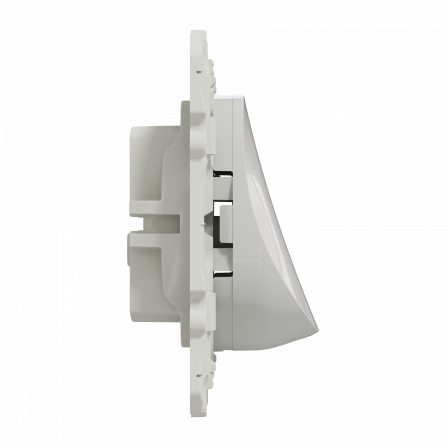 Odace - sortie de câble - blanc - griffes montées - 6 à 12 mm2