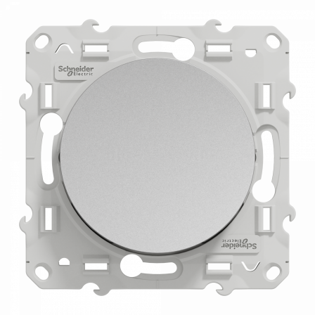 Odace - interrupteur va-et-vient - alu- 10A - fixation par vis connexion rapide