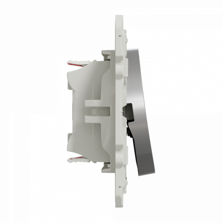 Odace - va-et-vient + poussoir - alu- 10A - poussoir NO/NF